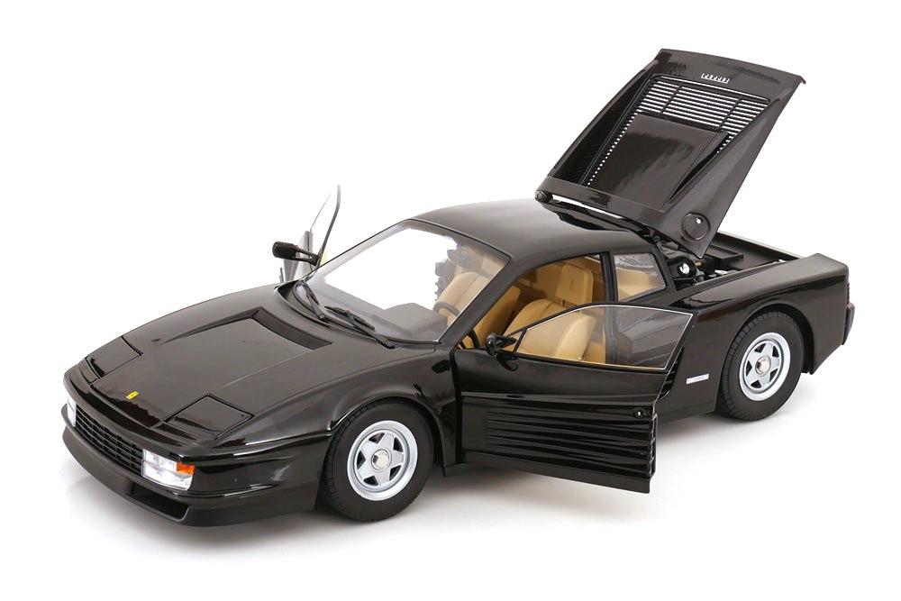 Ferrari Testarossa 1986 black 1:12 KK Scale