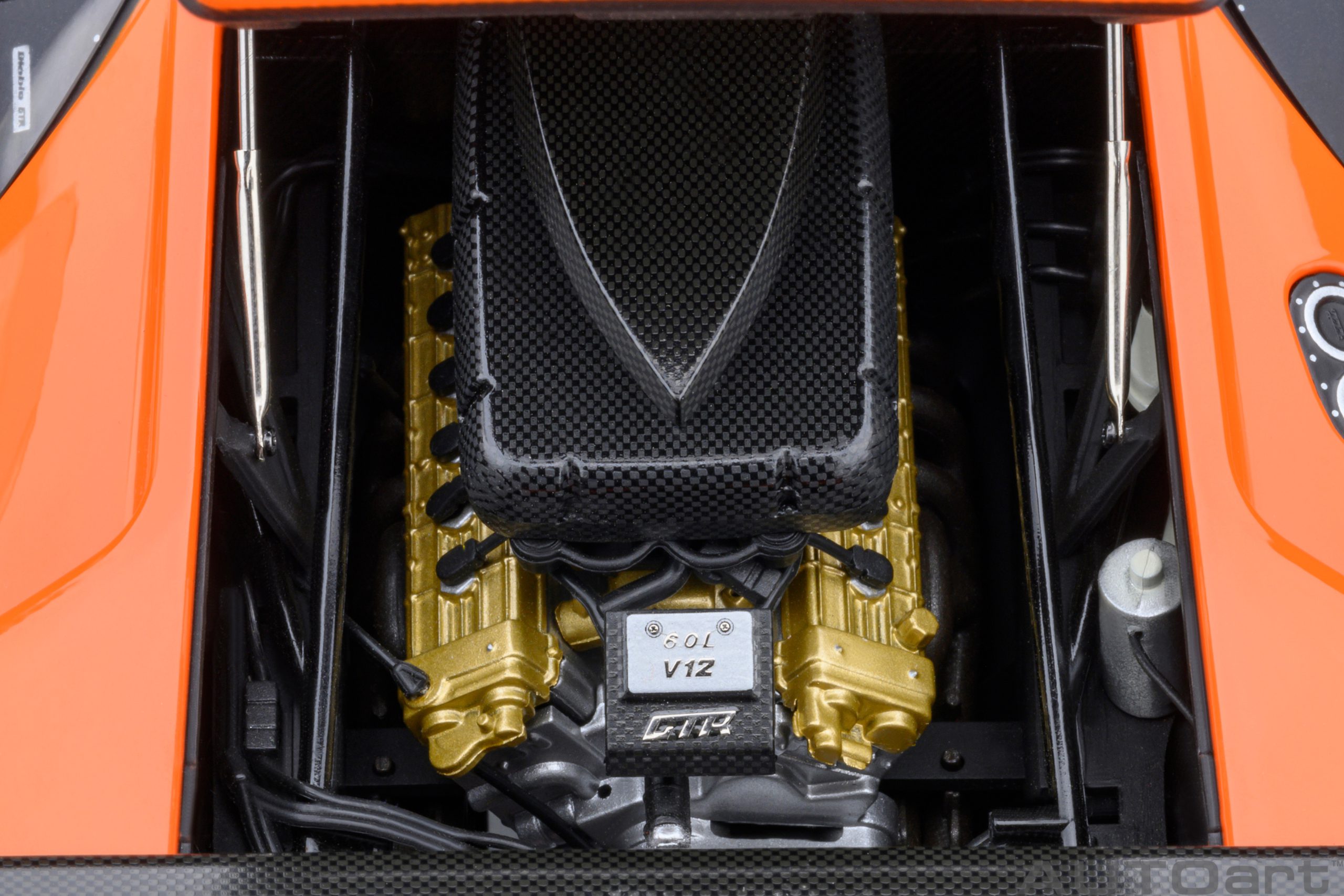 Lamborghini Diablo GT-R 1999 orange 1:18 AUTOart
