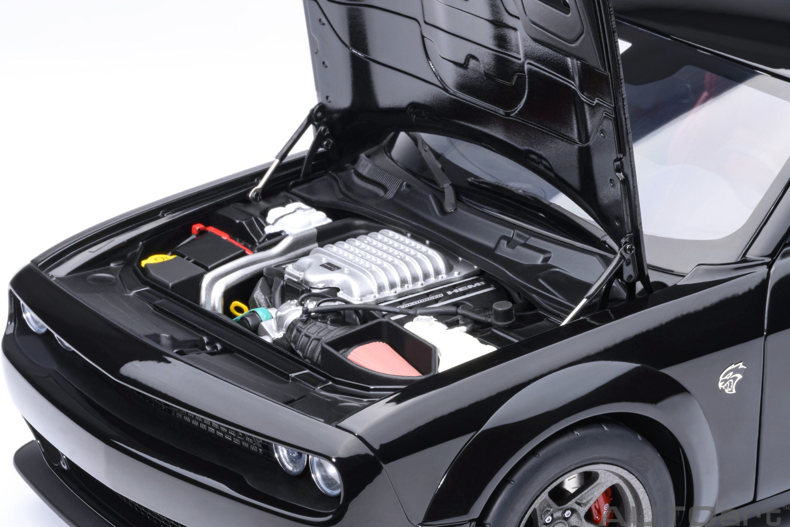 Dodge Challenger SRT Super Stock 2023 pitch black 1:18 AUTOart