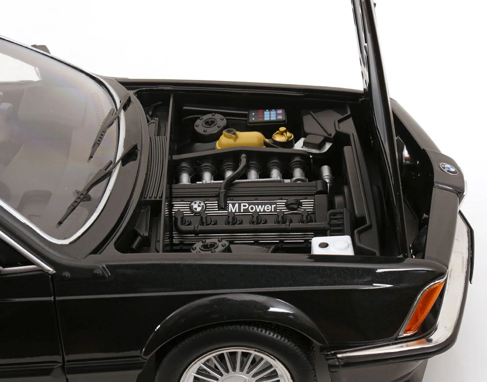 BMW 6-Series M635 CSI E24 Coupe 1987 with Alpina Rims black metallic 1:12 KK Scale