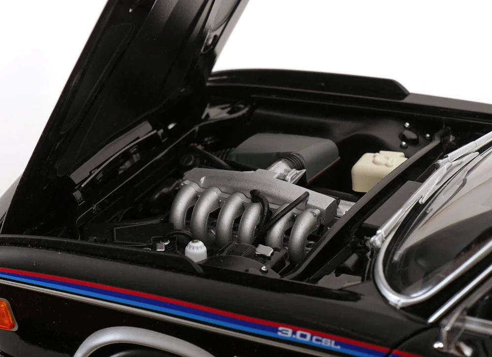 BMW 3.0 CSL E9 Coupe 1973 black 1:12 KK Scale