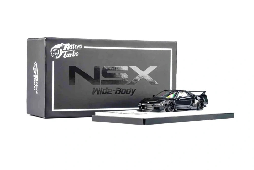 Honda Custom NSX Wide Body gloss black 1:64 Microturbo