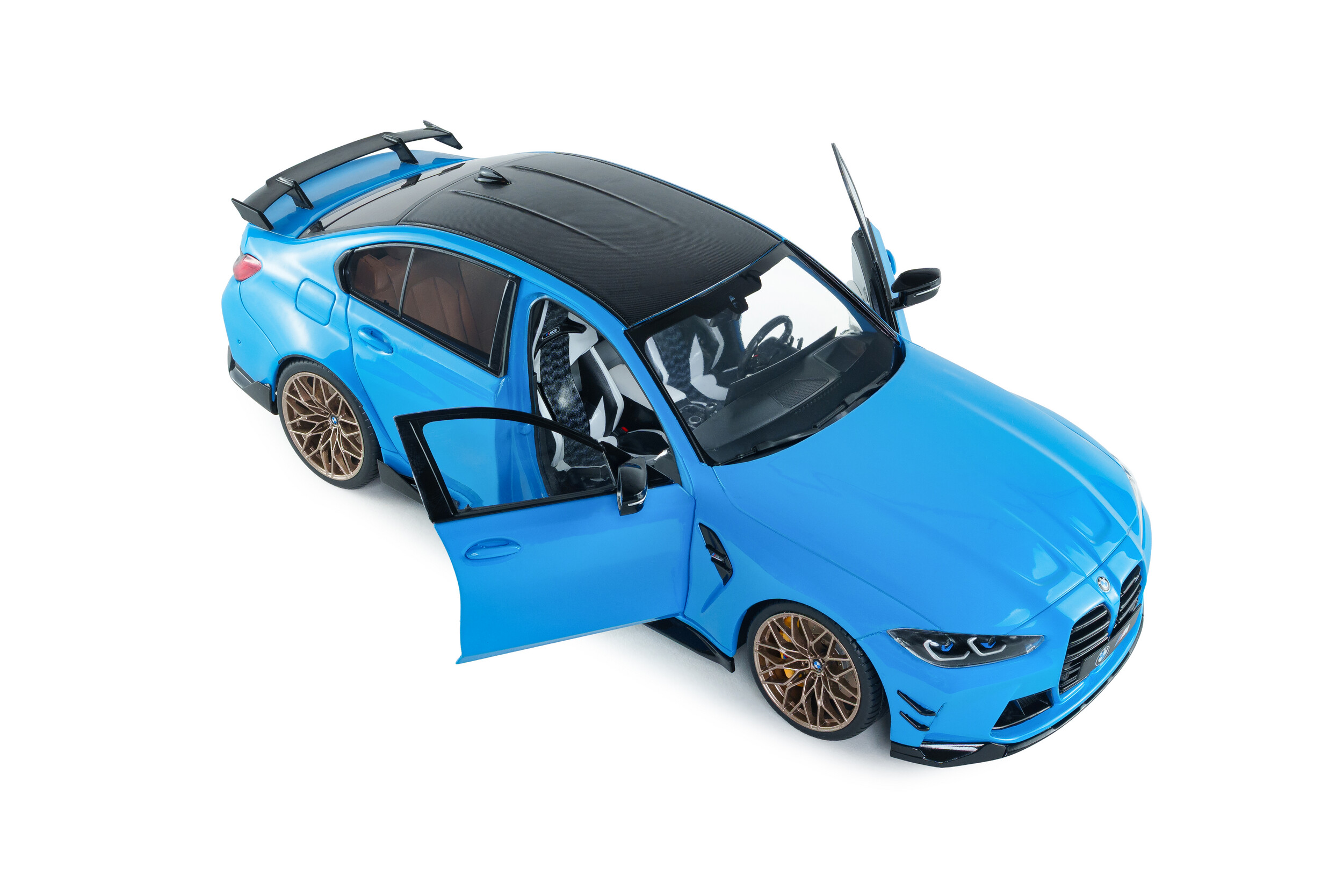 BMW M3 Performance Parts 2024 Daytona beach blue 1:18 Solido