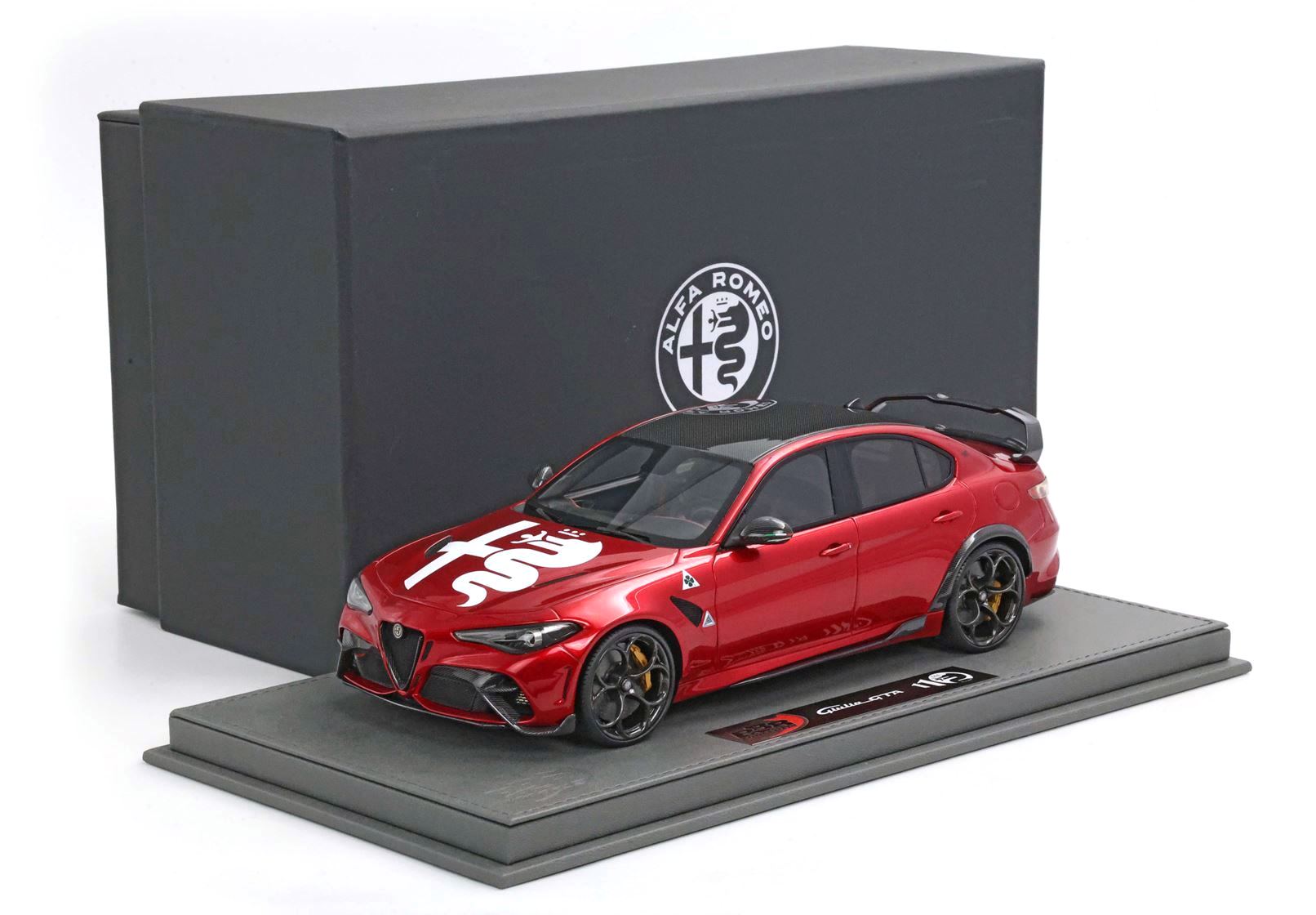 Alfa Romeo Giulia GTA Special Version Rosso GTA with logo 1:18 B.B.R.