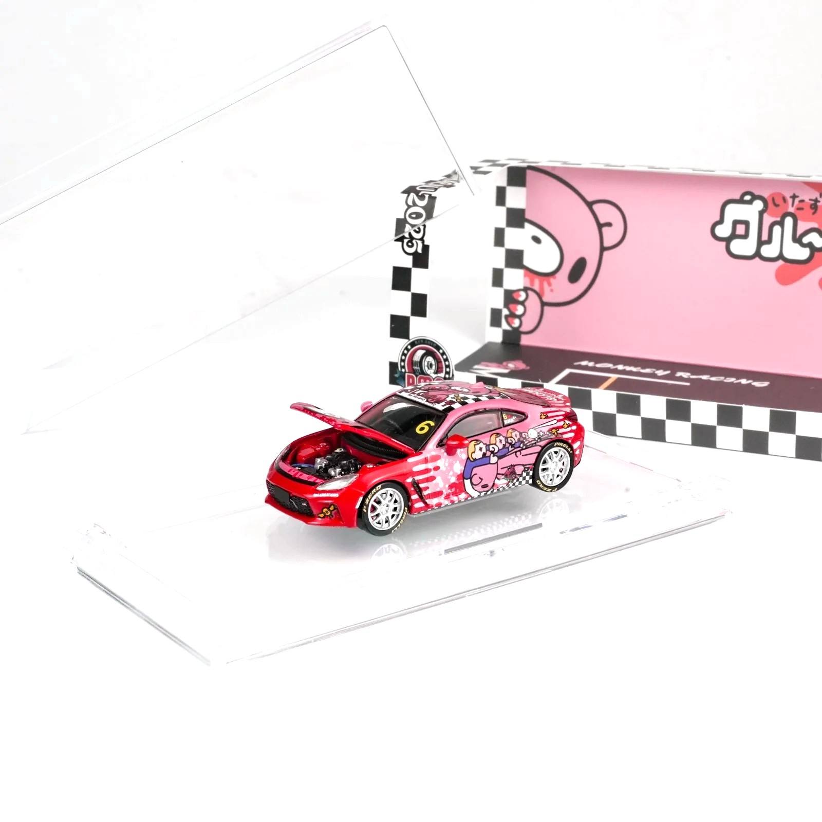 Toyota GR86 X *GLOOMY BEAR* #6 Loo Long Yin Macau Grand Prix Road Sportcar Challenge 2025 1:64 BM Creations