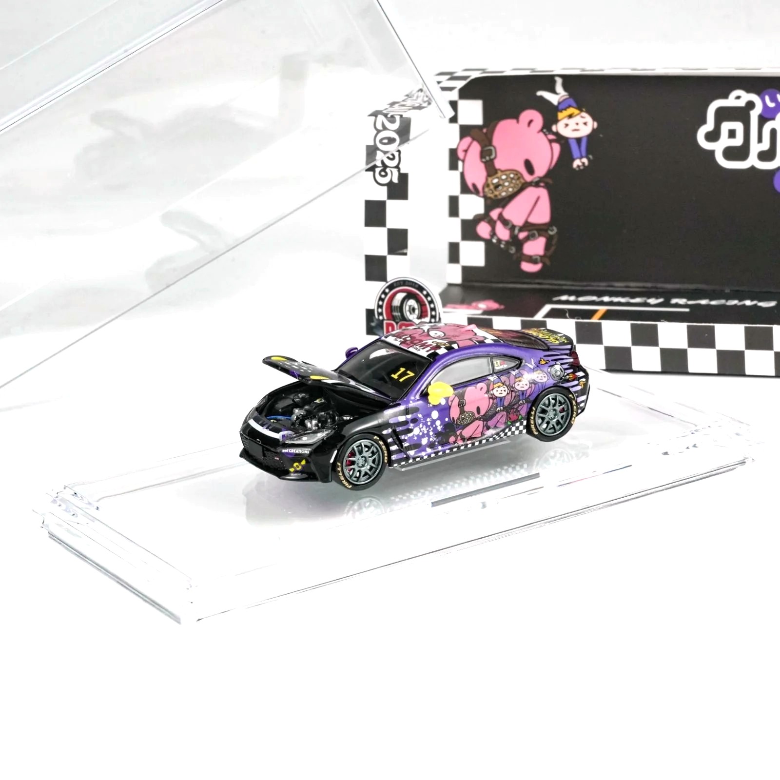 Toyota GR86 X *GLOOMY BEAR* #17 Thomas Chak Macau Grand Prix Road Sportcar Challenge 2025 1:64 BM Creations