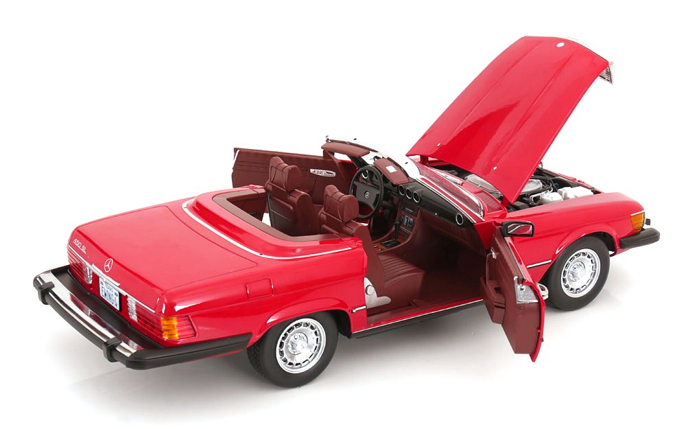 Mercedes-Benz 450SL R107 USA 1979 *Dallas* TV-Series red 1:12 KK Scale