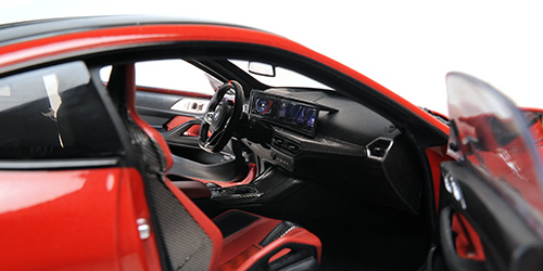 BMW M4 2024 red metallic 1:18 Minichamps 