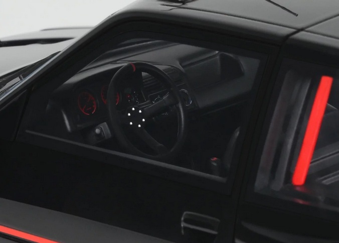 Peugeot 205 Khyzyl Saleem 2018 black 1:18 OttOmobile