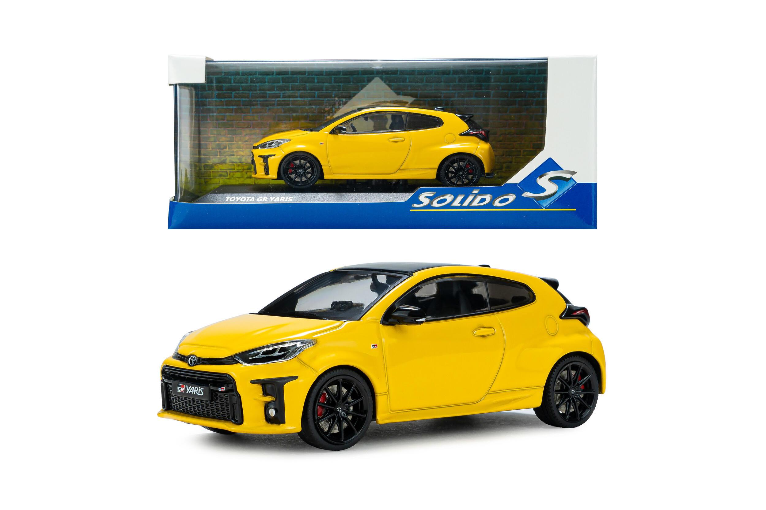 Toyota Yaris GT 2024 yellow 1:43 Solido