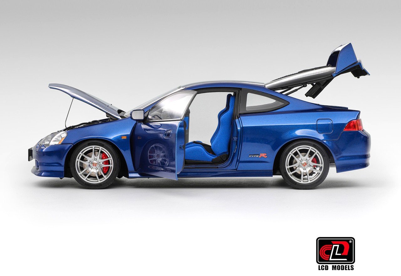 Honda Integra Type R DC5 blue 1:18 LCD Model
