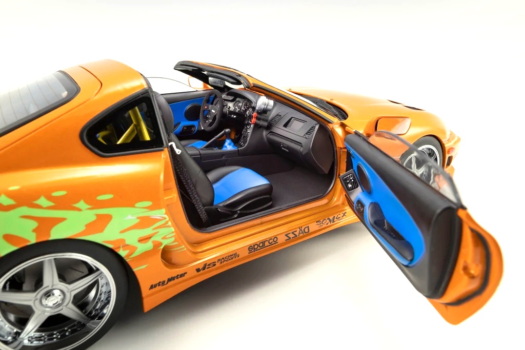 Brian's Toyota Supra MKIV Spider 1995 *Fast & Furious* orange 1:18 Kyosho