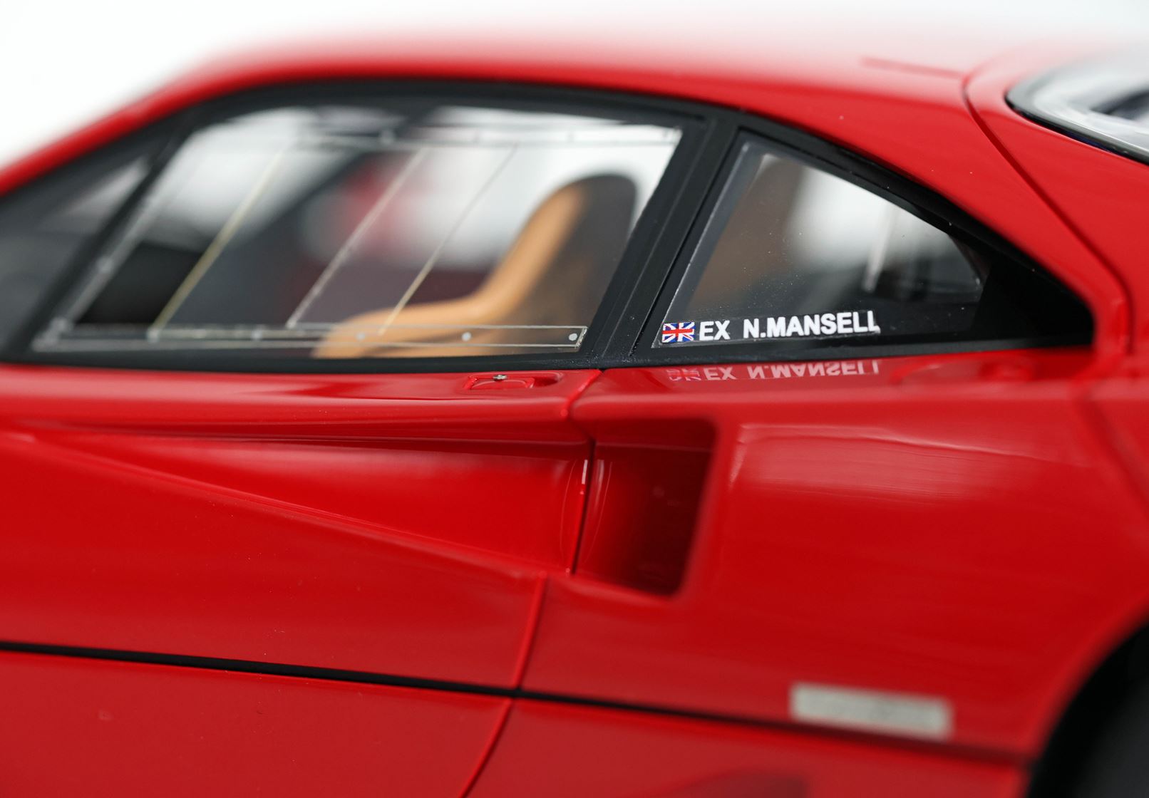 Ferrari F40 Rosso Corsa Ex Nigel Mansell 1:18 B.B.R.