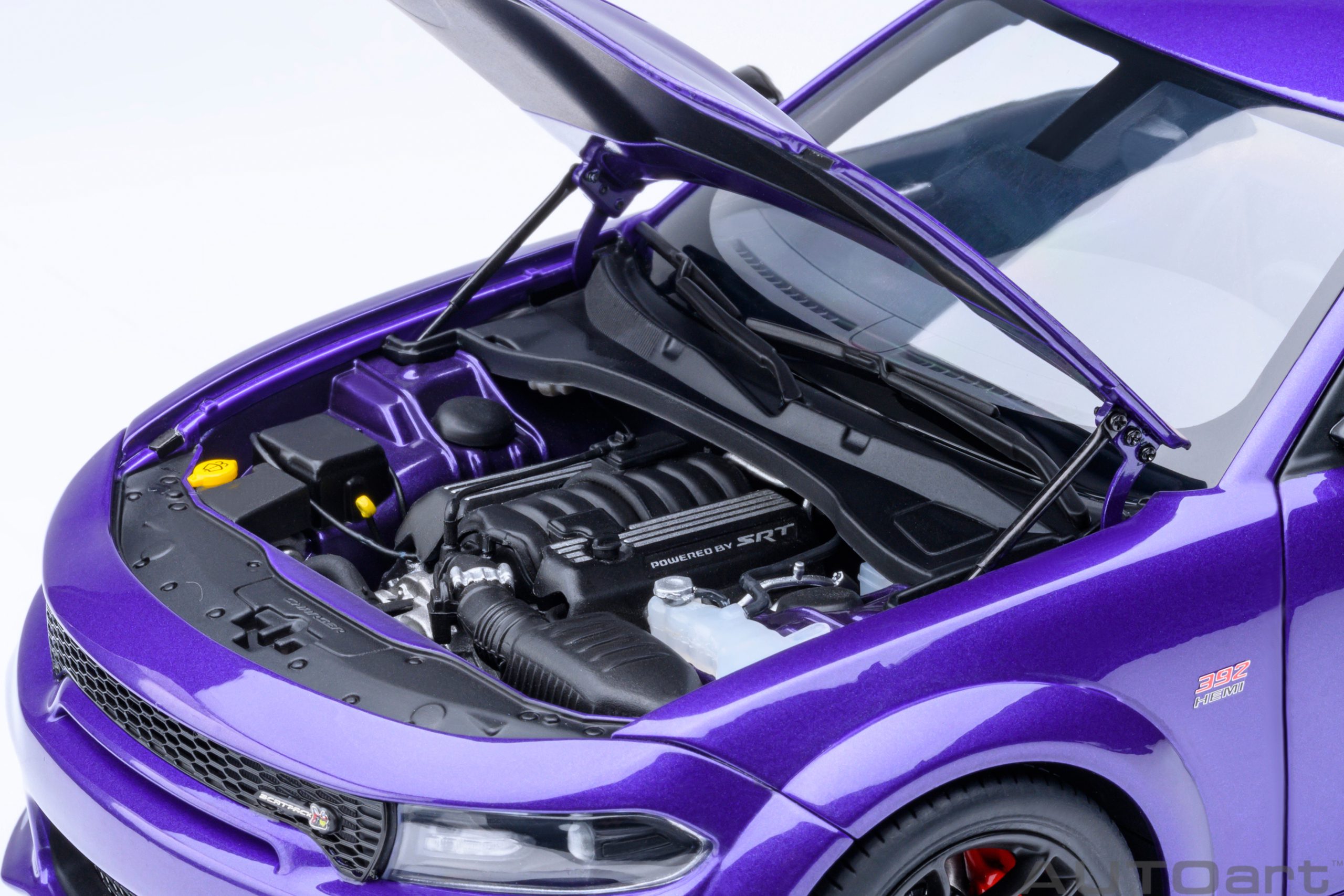 Dodge Charger Scat Pack Widebody plum crazy 1:18 AUTOart