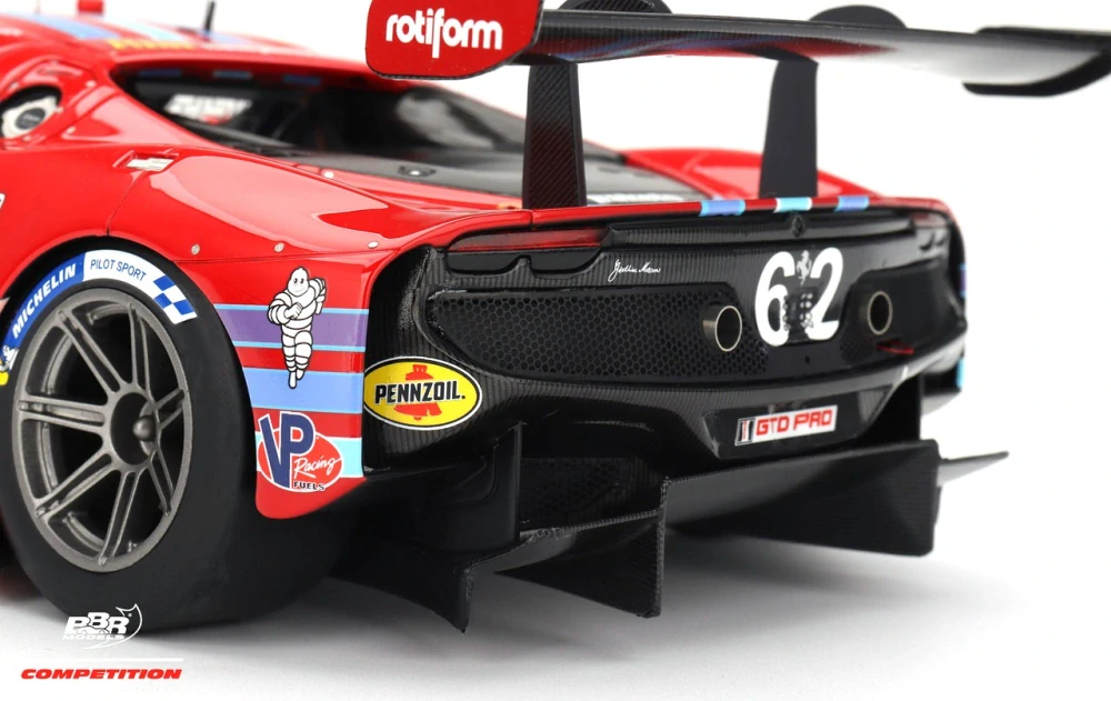 Ferrari 296 GT3 #62 A.P.Guidi/Calado/Rigon/Serra IMSA 24H Daytona 2024 1:18 B.B.R.