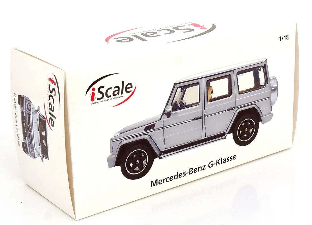Mercedes-Benz G-Class W463 silver 1:18 iScale