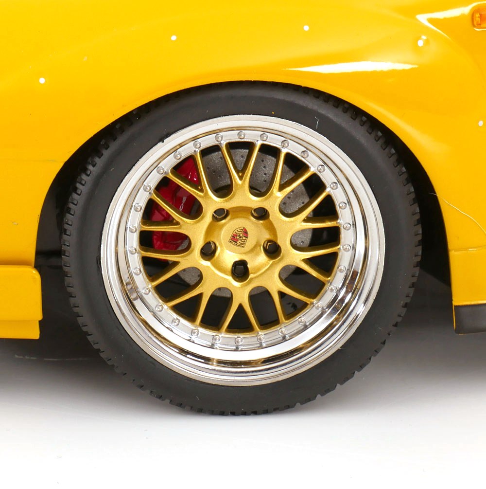 Porsche 911 993 GT2 1996 BBS Rims yellow 1:12 KK Scale