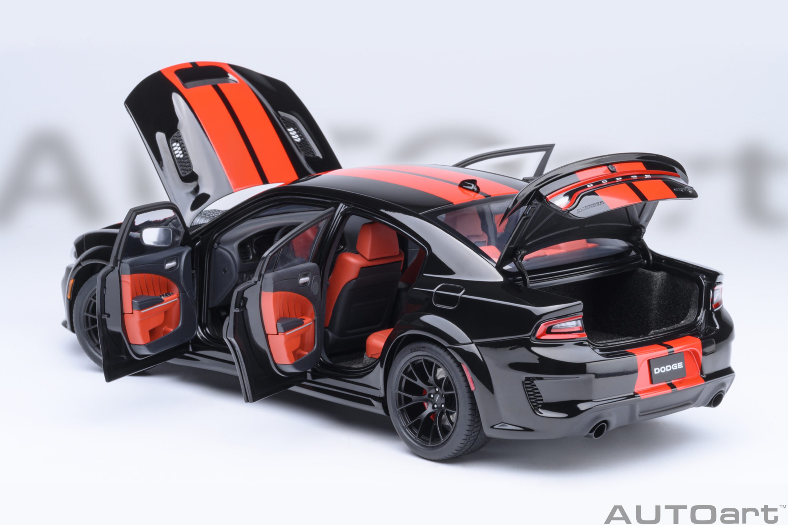 Dodge Charger SRT Hellcat Redeye Jailbreak Coupe 2023 pitch black 1:18 AUTOart