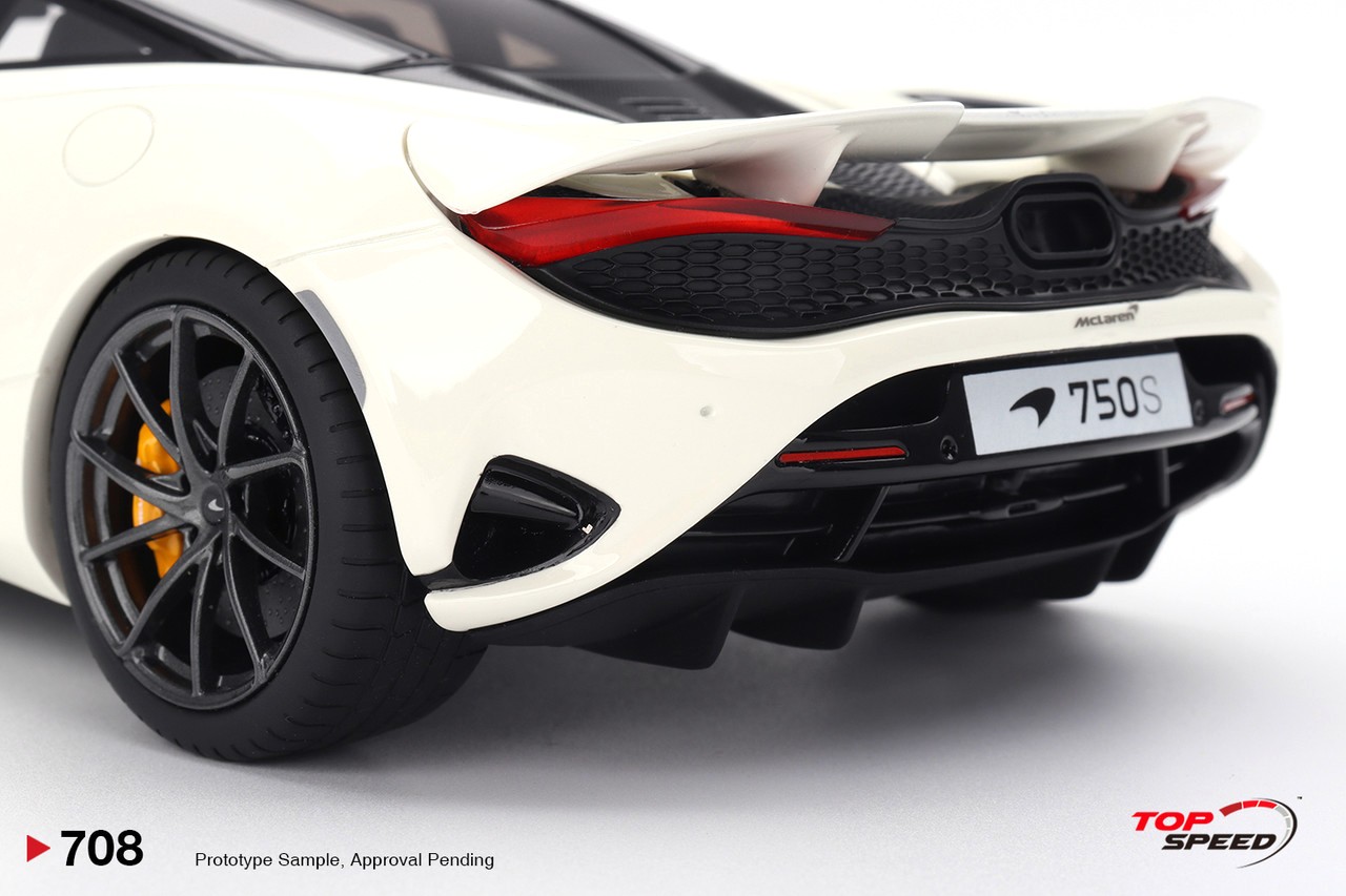 McLaren 750S 2025 white 1:18 TopSpeed Models