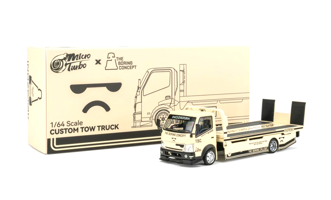 Tow Truck *TBC Livery* Custom Hauler beige 1:64 Microturbo