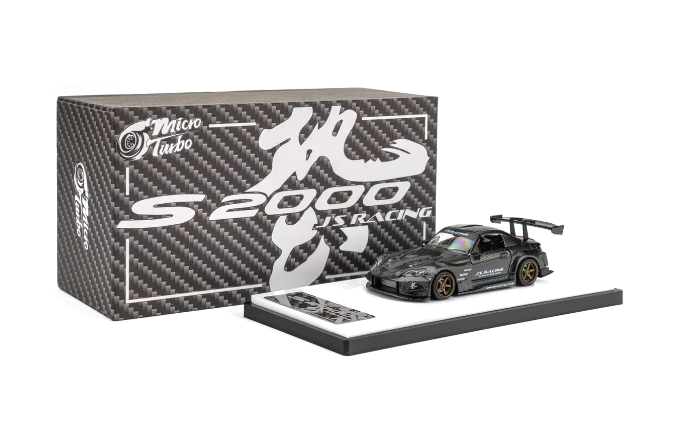 Honda JS Racing Custom S2000 carbon fiber 1:64 Microturbo