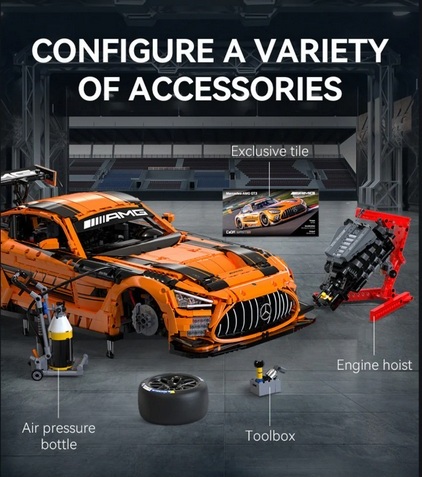  Mercedes-AMG GT3 orange 1:8 CaDA