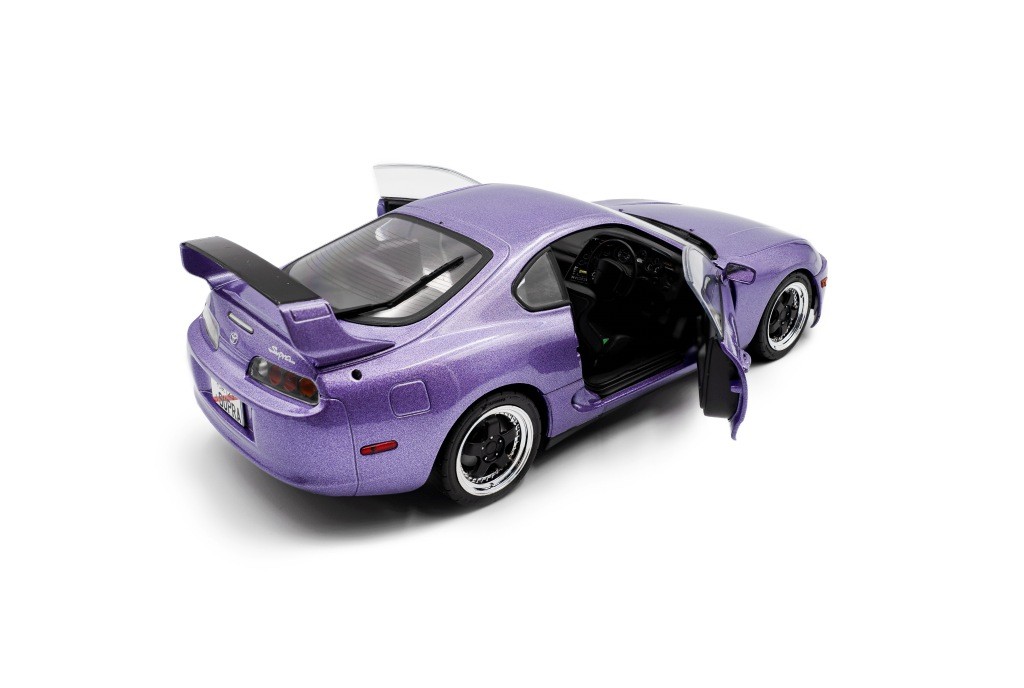 Toyota Supra MK4 A80 Solido Works 1993 purple 1:18 Solido