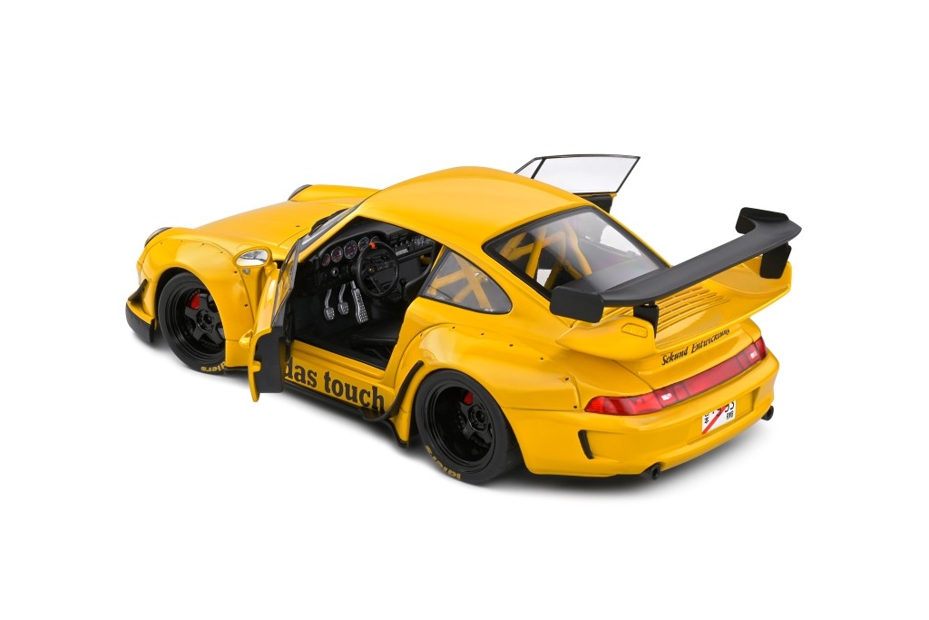 Porsche RWB Bodykit Midas Touch 2023 yellow 1:18 Solido
