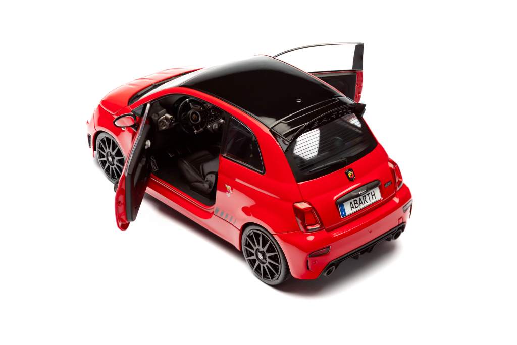 Fiat F595 Abarth Solido Works 2023 red 1:18 Solido
