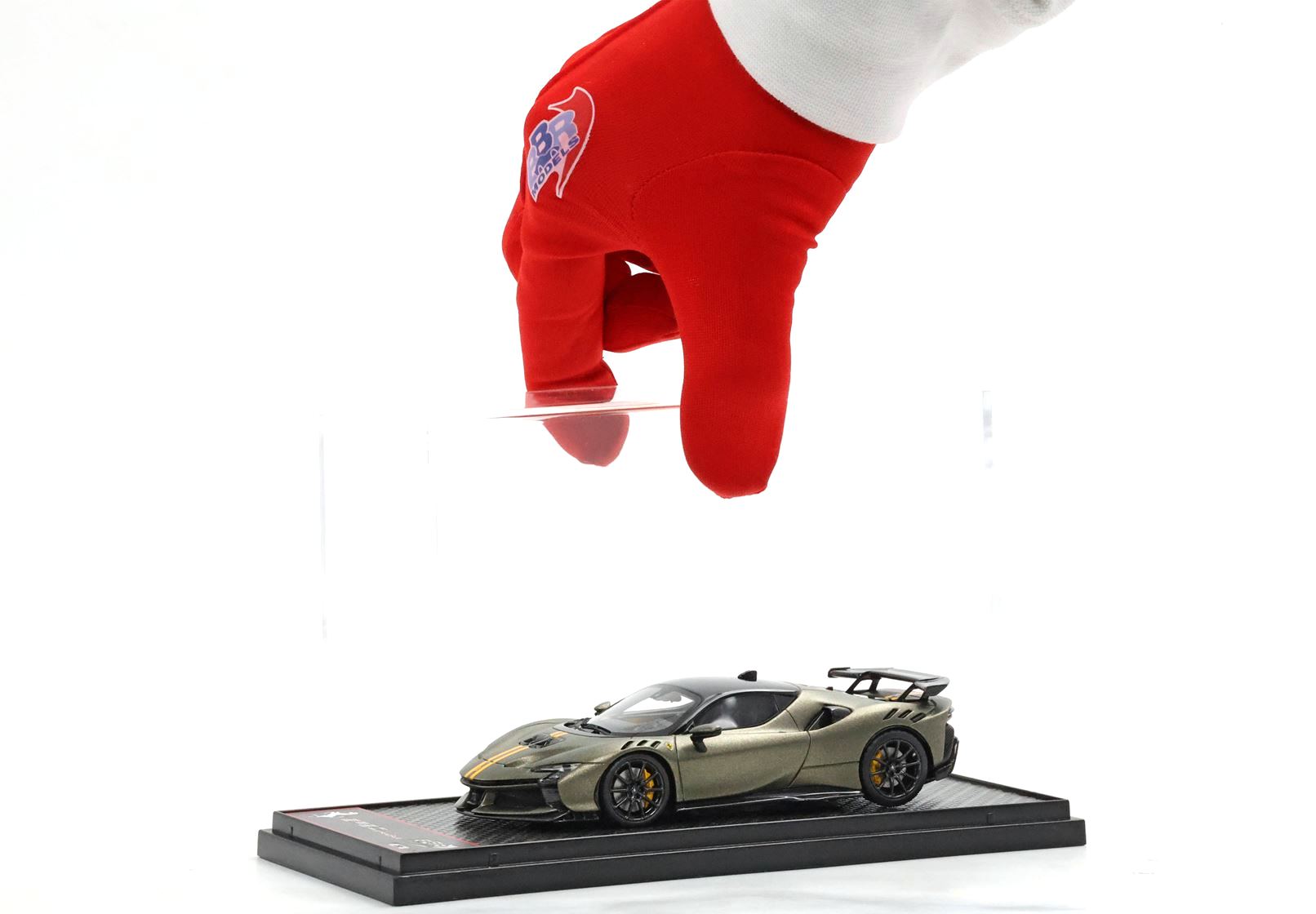 Ferrari SF90 XX Stradale Verde Masoni matt 1:43 B.B.R.