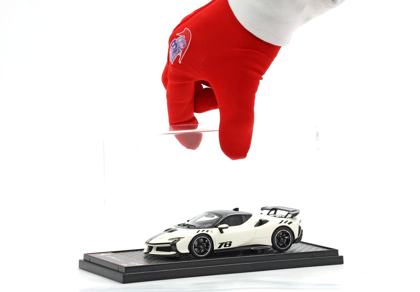 Ferrari SF90 XX Stradale Bianco Italia matt 1:43 B.B.R.
