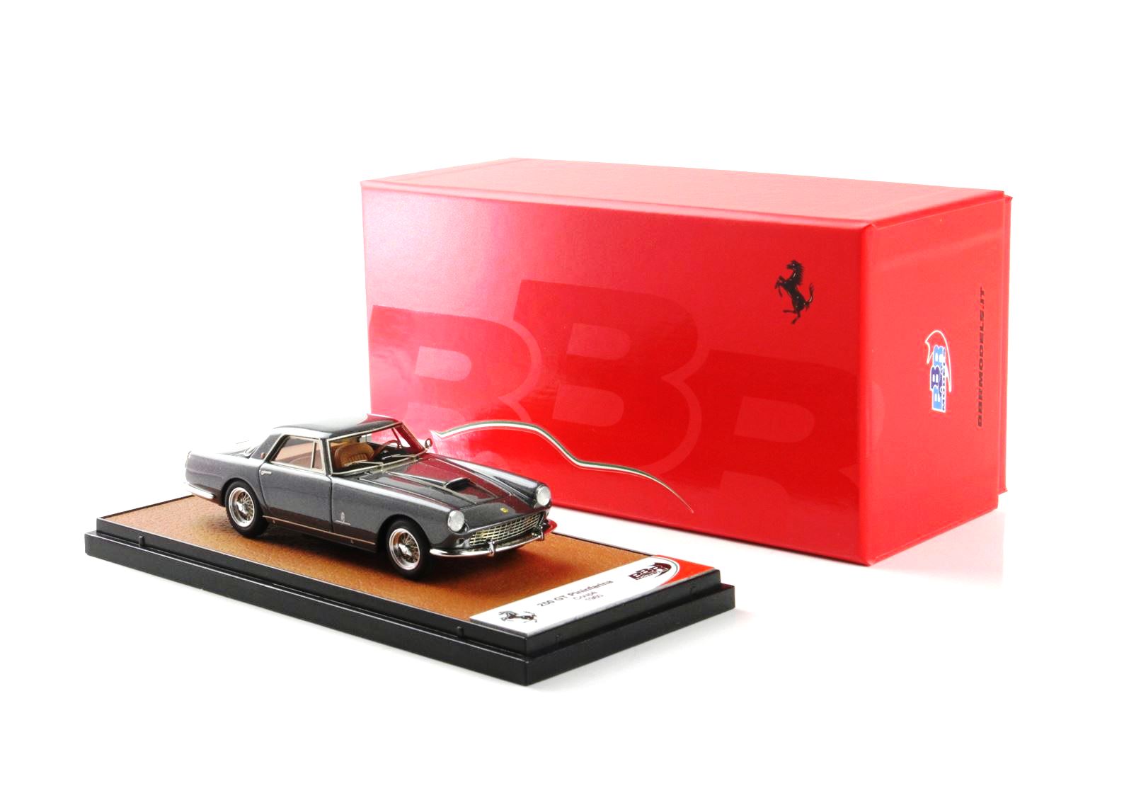 Ferrari 250 GT Pininfarina Coupe 1960 argento scuro 1:43 B.B.R.