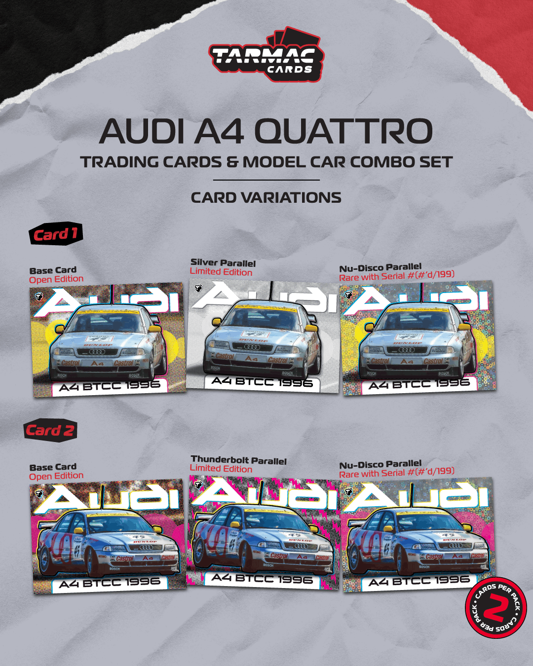 Audi A4 Quattro #45 Frank Biela Champion BTCC 1996 1:64 Tarmac