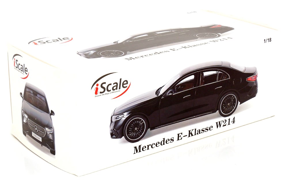 Mercedes-Benz E-Class W214 2023 black 1:18 iScale