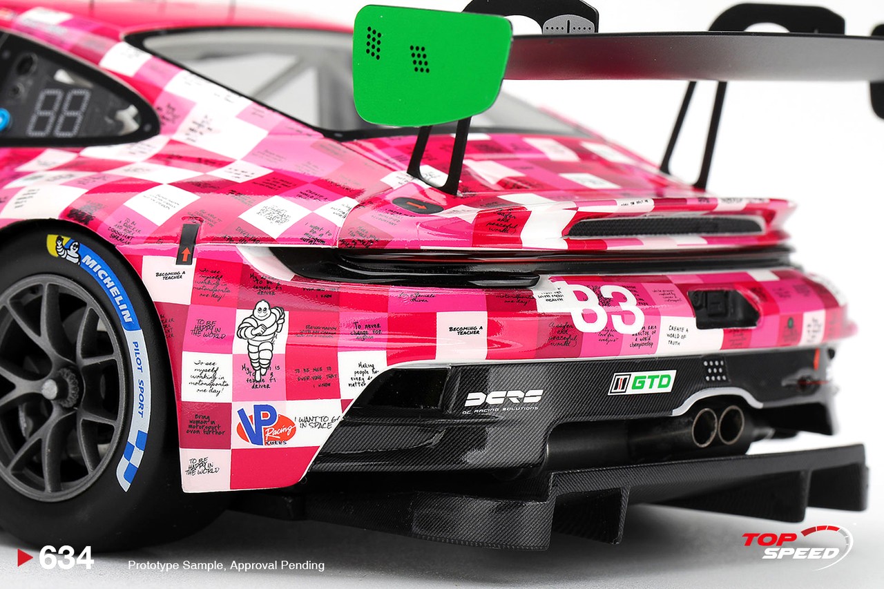 Porsche 911 992 GT3 #83 Gatting/Bovy/Frey/Gaillard Iron Dames 24H Daytona 2025 1:18 TopSpeed Models