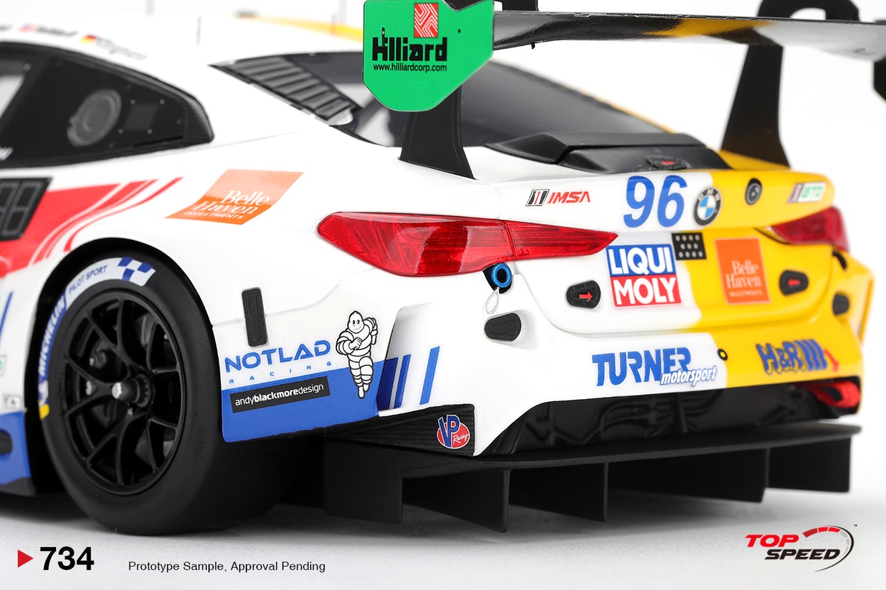 BMW M4 GT3 EVO #96 Foley/Gallagher/Klingman/Selldorf Turner Motorsport IMSA 24H Daytona 2026 1:18 TopSpeed Models