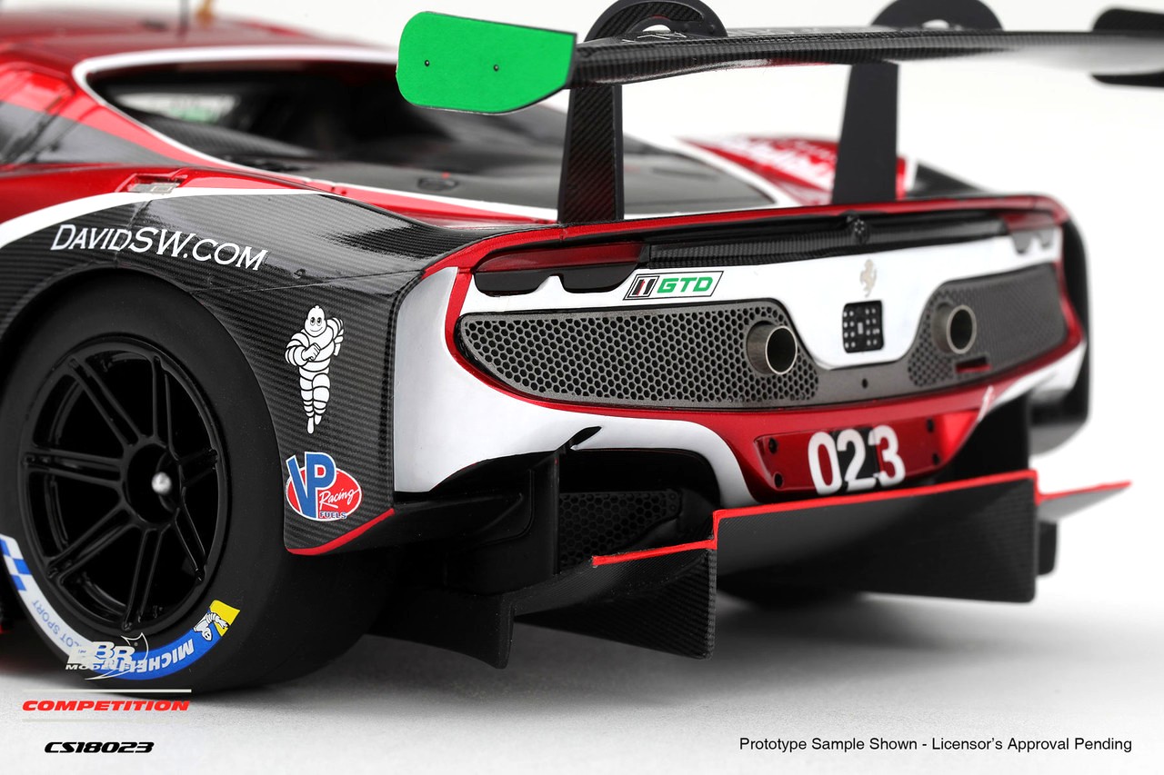 Ferrari 296 GT3 #23 Triarsi/Koch/Calado Triarsi Competizione IMSA Petit Le Mans 2025 1:18 B.B.R.