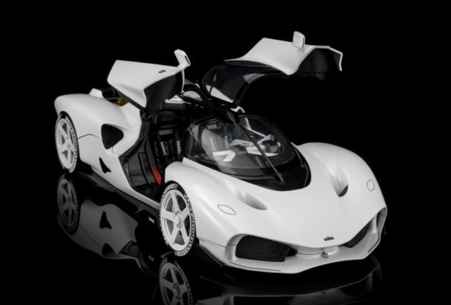 Nilu 27 V12 6.5L 1070hp 2024 white 1:18 Motorhelix