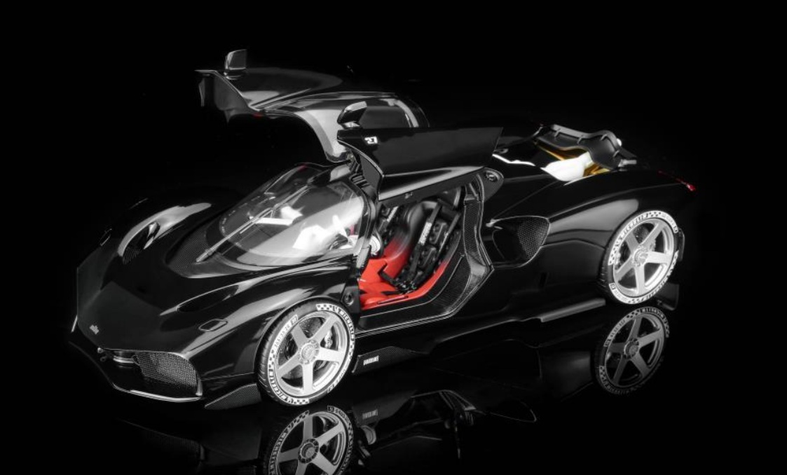 Nilu 27 V12 6.5L 1070hp 2024 black 1:18 Motorhelix