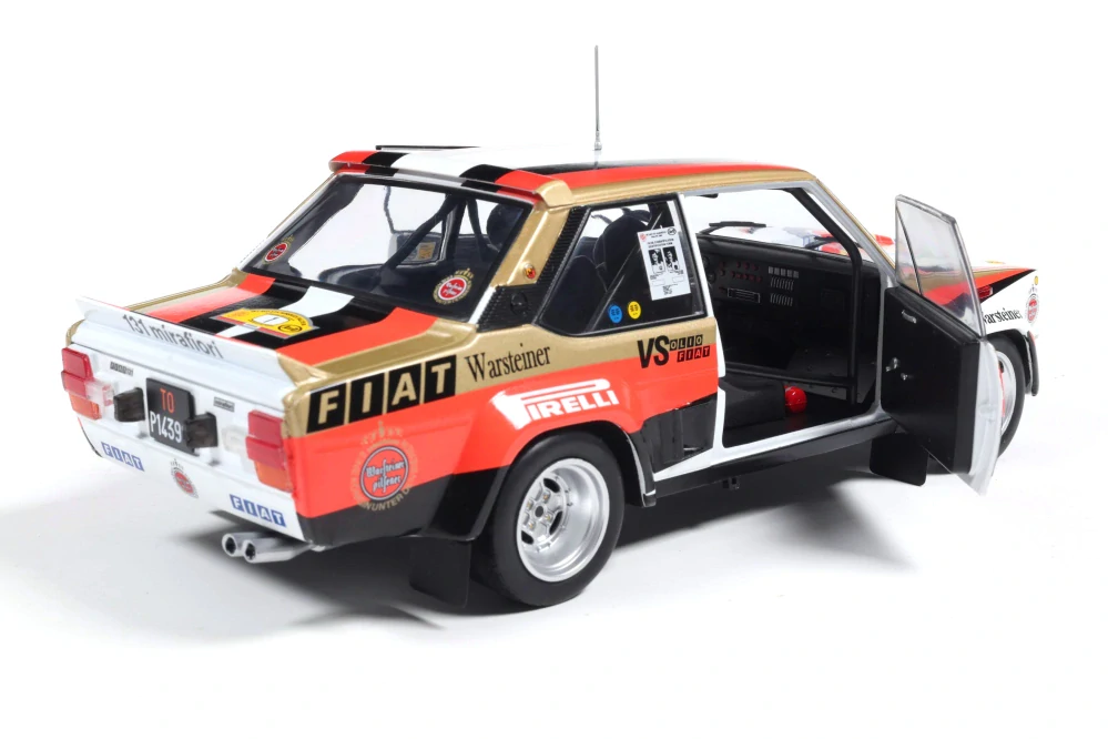 Fiat 131 Abarth #1 Röhrl/Geistdörfer Rally Hunsrück 1980 1:18 Solido
