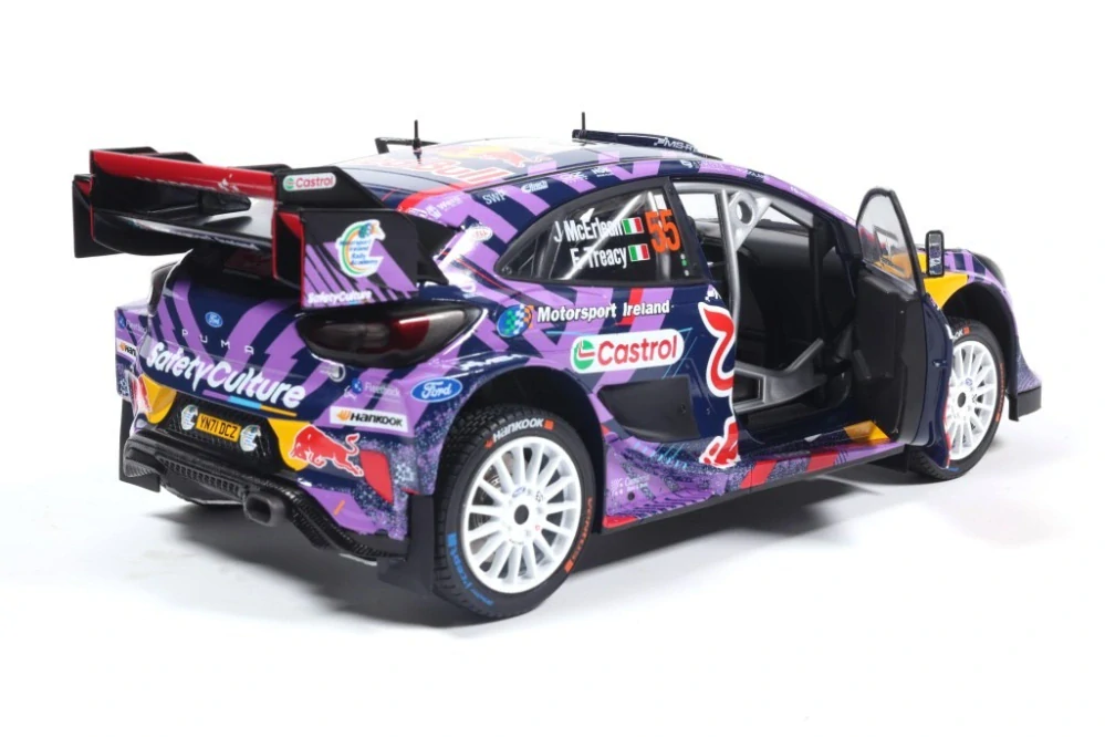 Ford Puma Rally1 Hybrid #55 McErlean/Treacy Rallye Monte Carlo 2025 1:18 Solido