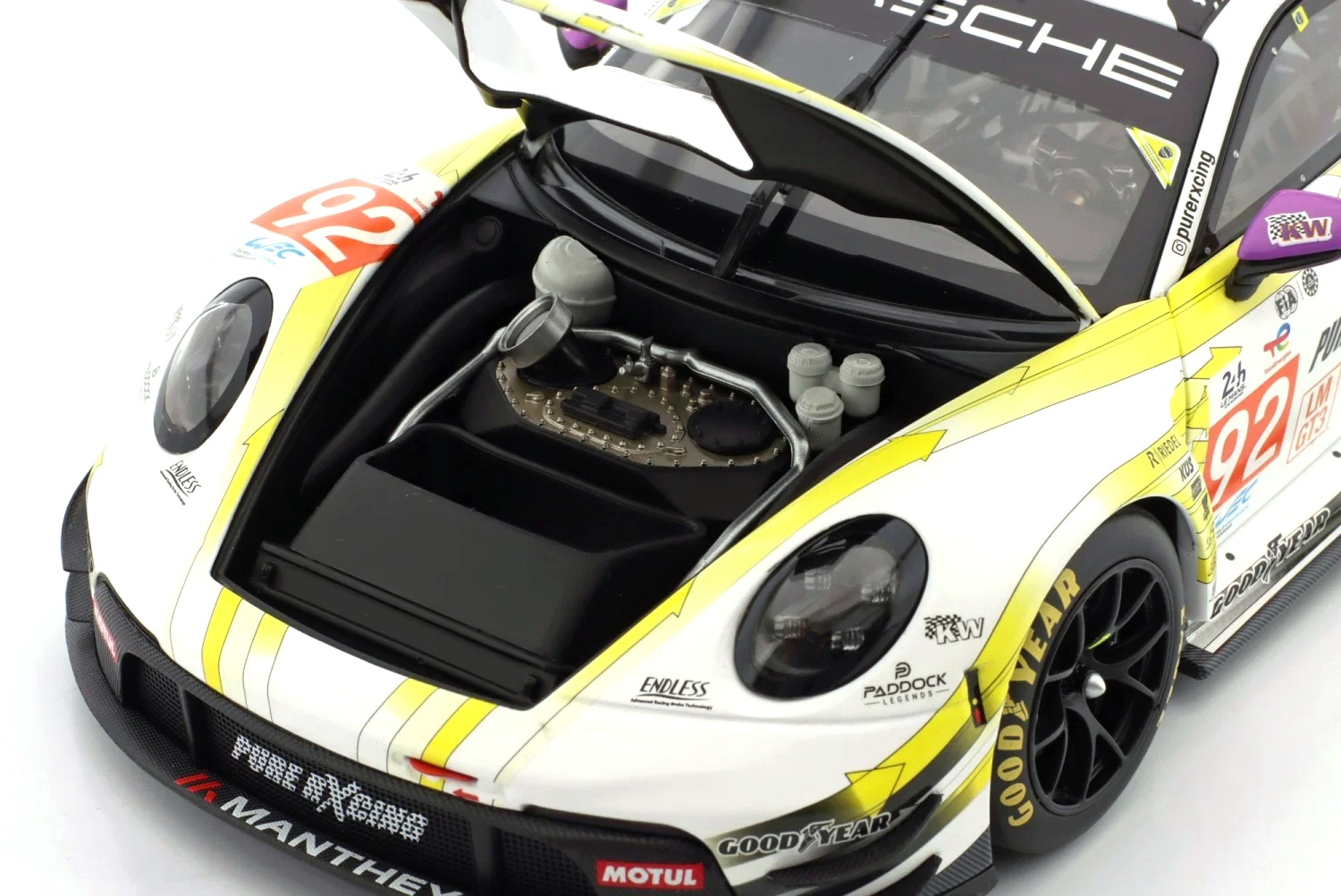 Porsche 911 GT3 R Manthey PureRxcing #92 Bachler/Malykhin/Sturm24H Le Mans 2024 1:18 Minichamps