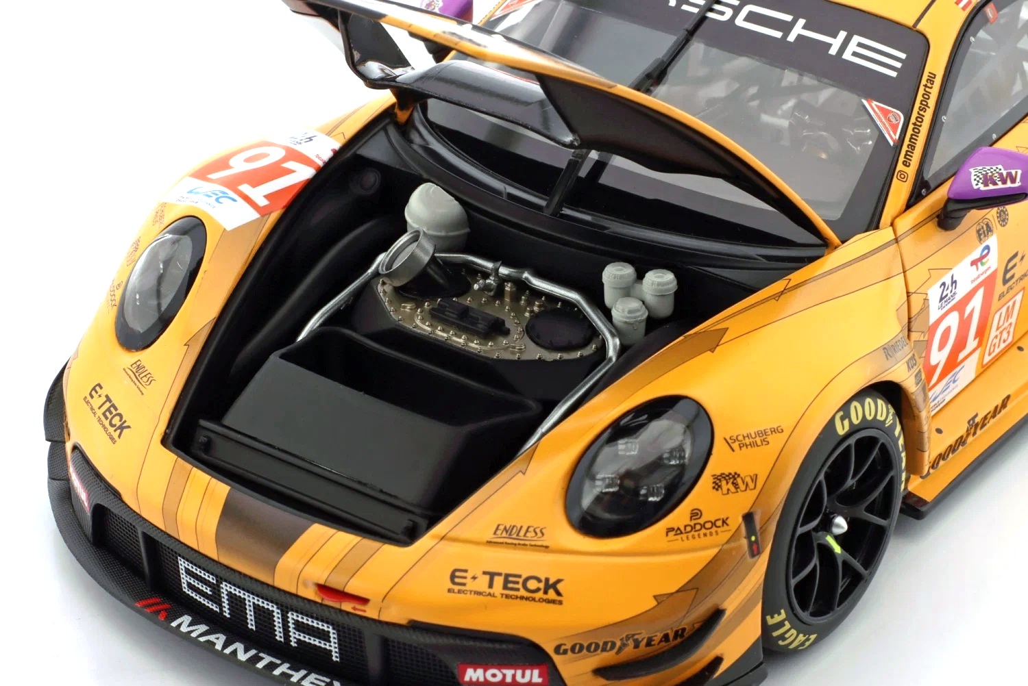 Porsche 911 GT3 R Manthey EMA #91 Lietz/Schuring/Shahin Sieger LMGTE 24H Le Mans 2024 1:18 Minichamps