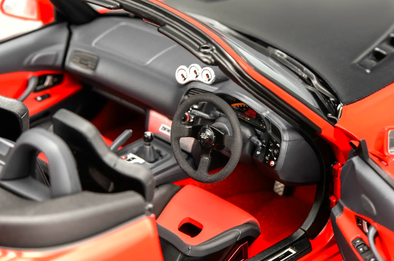 Honda S2000 Spider Hard-Top Mugen 2001 red/carbon 1:18 Motorhelix