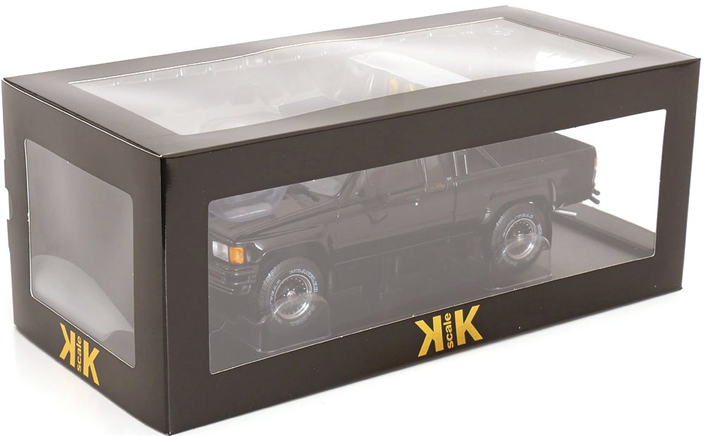 Toyota Hilux Xtra Cab 4x4 1985 Back to the Future III black 1:18 KK Scale