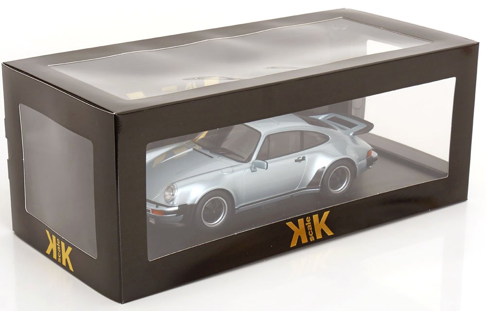 Porsche 911 930 3.0 Turbo 1976 polar silver 1:18 KK Scale
