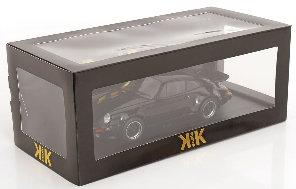 Porsche 911 930 3.0 Turbo 1976 black 1:18 KK Scale