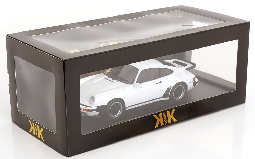 Porsche 911 930 3.0 Turbo 1976 white 1:18 KK Scale