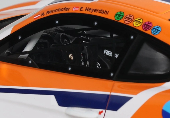 Porsche 718 Cayman GT4 RS Clubsport #92 Heyerdahl/Maloy GT4 European Series 2024 1:18 OttOmobile