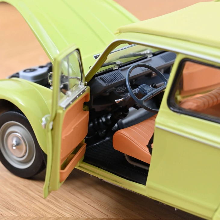 Citroën Dyane 6 1970 calabre yellow 1:18 Norev